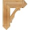 Ekena Millwork Balboa Arts & Crafts Rough Sawn Bracket, Western Red Cedar, 6"W x 20"D x 24"H BKT06X20X24BOA03RWR - alternate 4